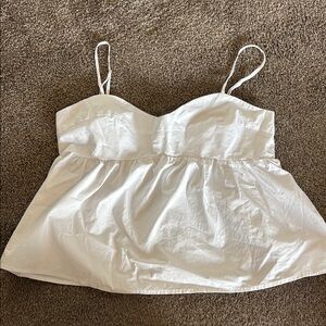 White Women's Camisole Top